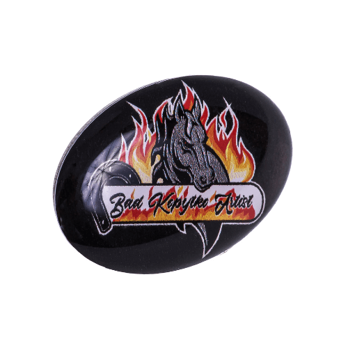 Pins z epoksydą 3D pełnokolorową na metalu i zapięciem motylek