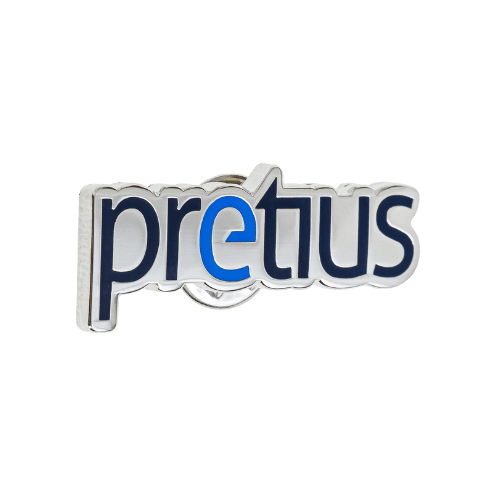 Pins metalowy z kolorową emalią